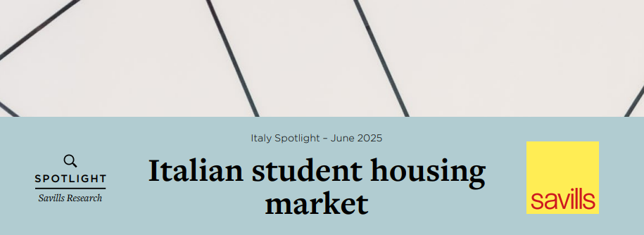 Savills. La fotografia del settore Student Housing in Italia