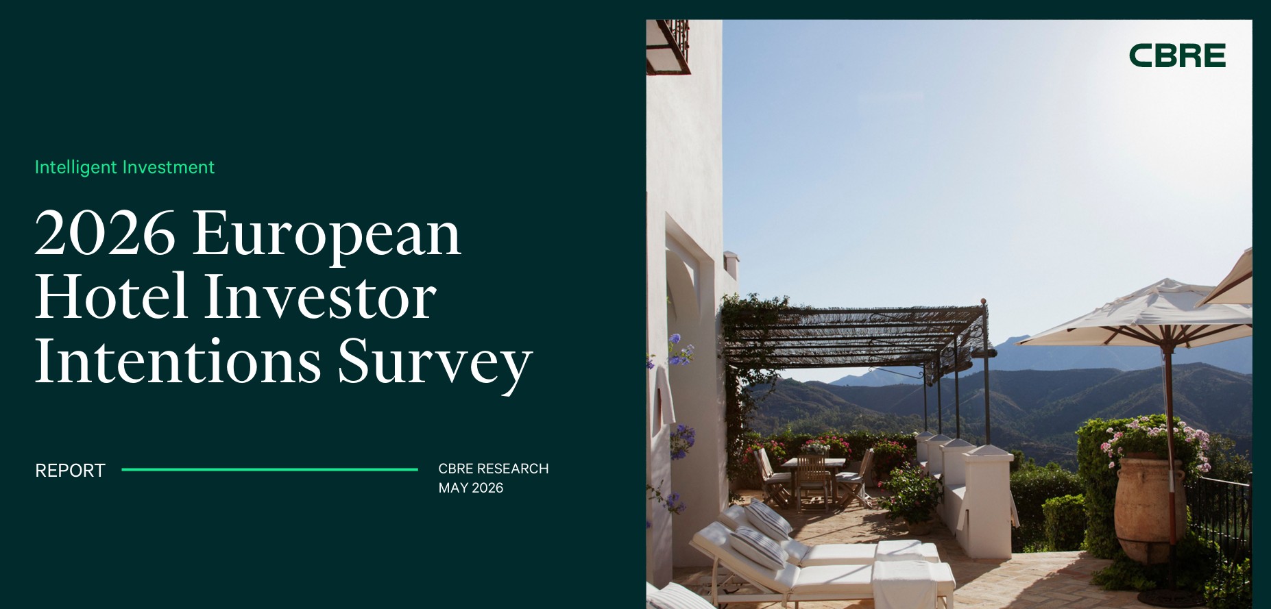 CBRE. Il sentiment degli investitori sul mercato hospitality europeo