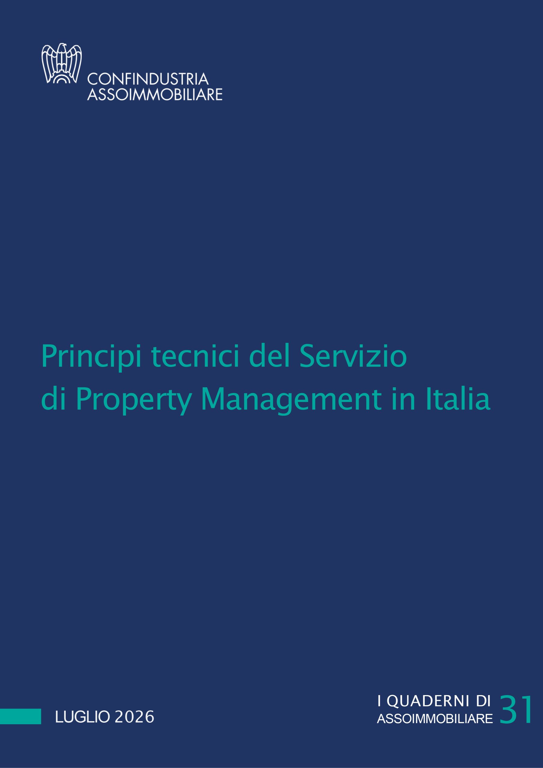 Principi tecnici del Servizio di Property Management in Italia