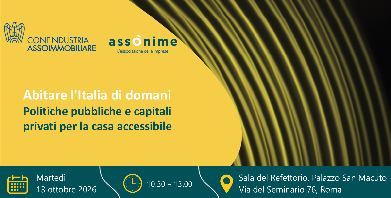Abitare l'Italia di domani. Politiche pubbliche e capitali privati per la casa accessibile