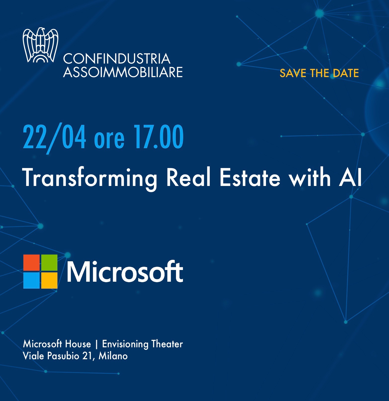 Locandina evento Transforming Real Estate with AI
